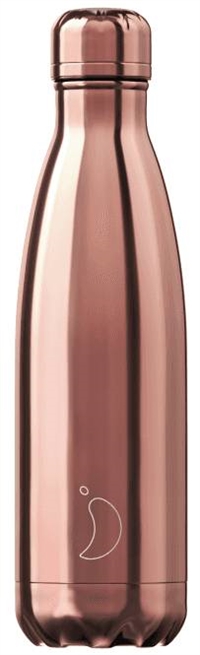 Chillys Vandflaske CHROME ROSE 500ML 